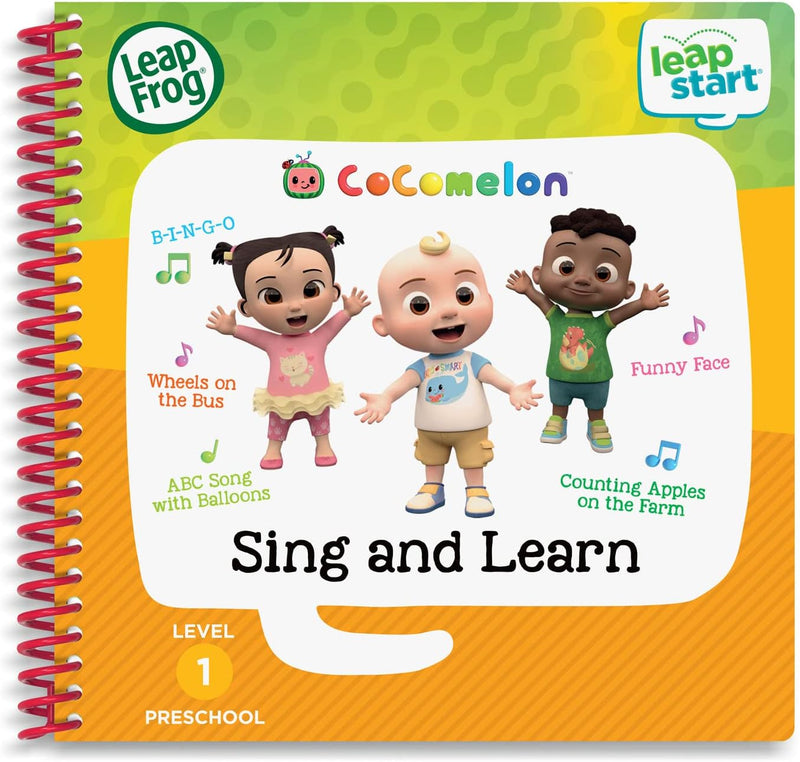 LeapFrog - LeapStart Preschool (Level 1) - CoComelon Sing and Learn Activity Book (English Version)