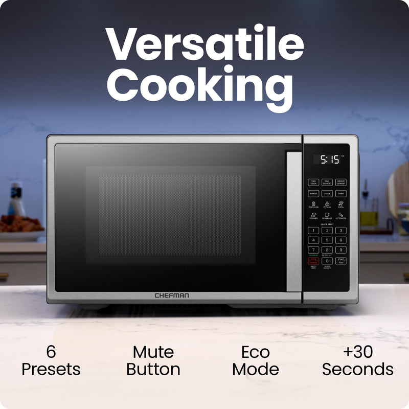 Chefman RJ55-SS-11 1.1 cu ft 1000 W Microwave