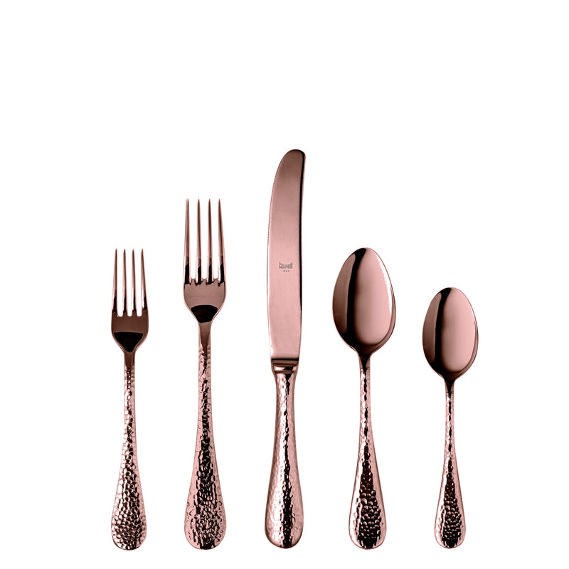 Mepra – Epoque Bronze – 5-Piece Flatware Set