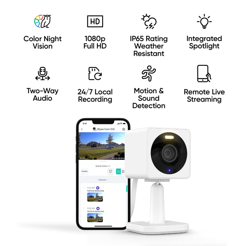 Wyze Cam OG 1080p Security Camera WYZECGS