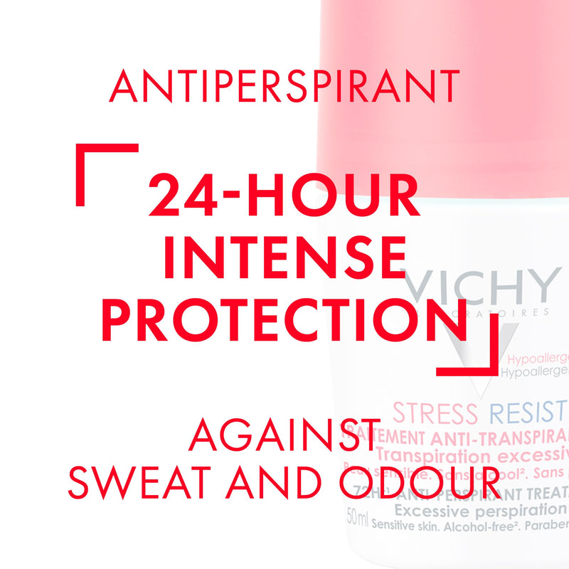 Vichy Stress Resist Antiperspirant Roll-On, 50 mL