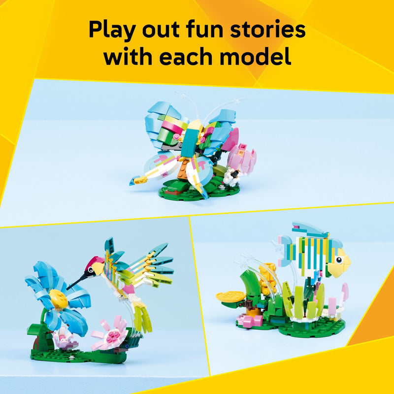 LEGO Creator 3 in 1 Wild Animals Colorful Hummingbird 31384