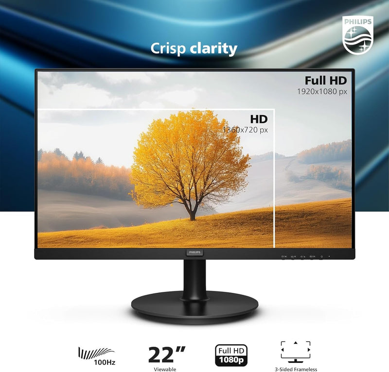 Philips 221V8LB 22-Inch Full HD Monitor