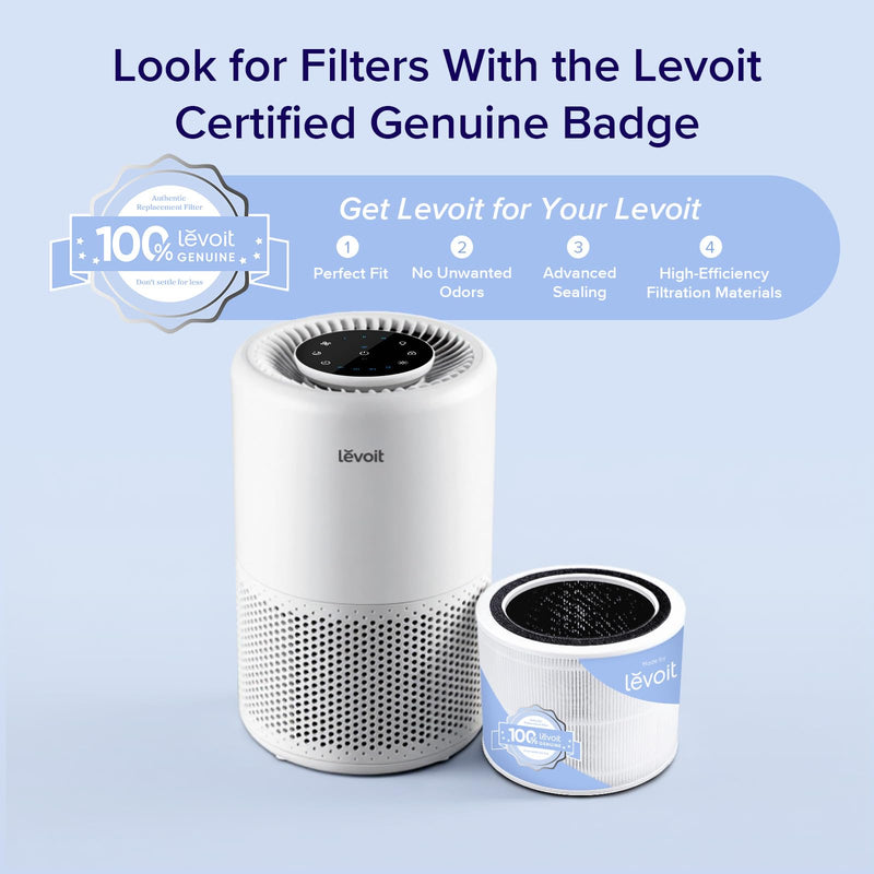 Levoit Core 200S-P Smart Air Purifier, White