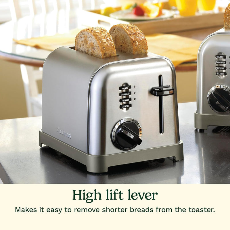 Cuisinart - Metal Classic 2-slice Toaster | CPT-160C
