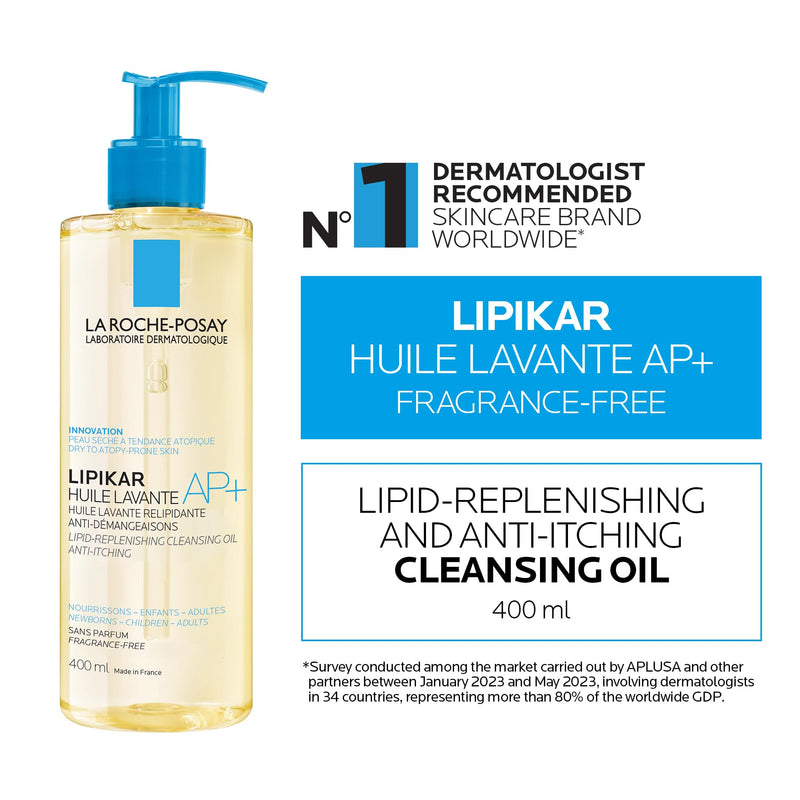 La Roche-Posay - Lipikar Oil AP+ - Cleansing Oil - 400 mL