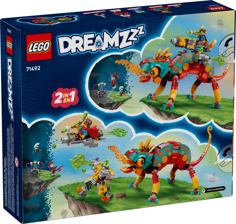 LEGO - 71492 - DREAMZZZ - Mateo's Fire Chameleon - 443pcs