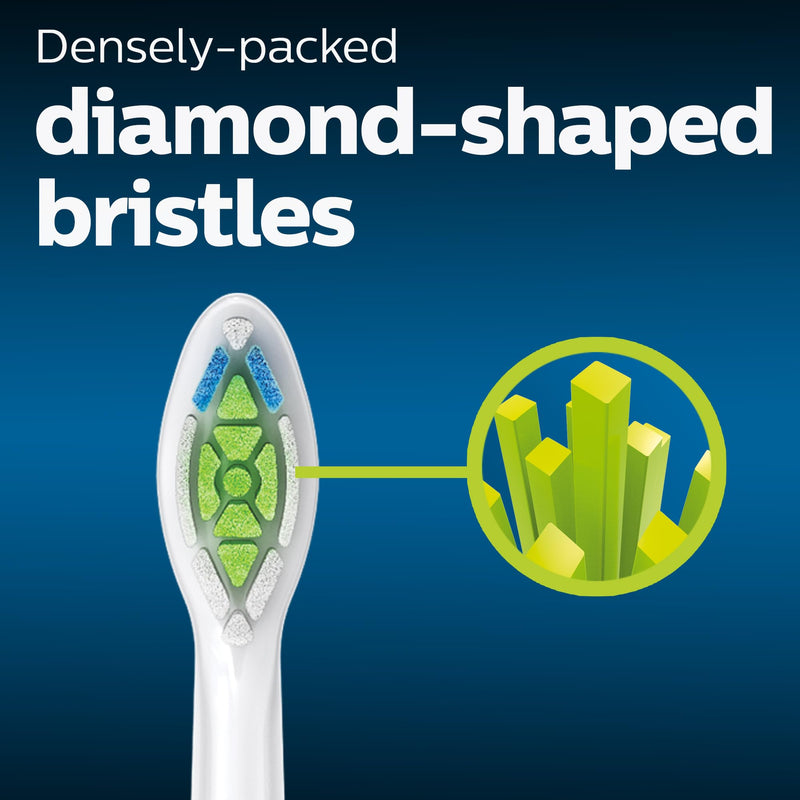 Philips Sonicare DiamondClean Brush Heads HX6062/65, White, 2 Pack