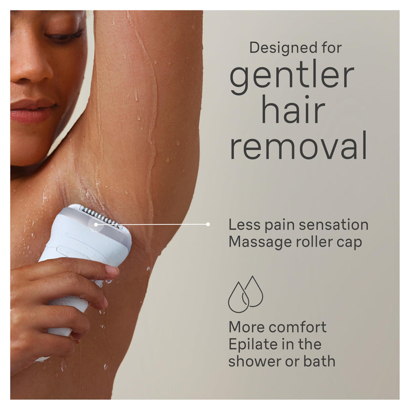 Braun Silk·épil 7 SE7-041 Wet & Dry Epilator, Silver