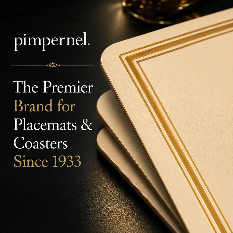 Pimpernel - Classic Cream Placemats Set of 4 - 15.7"x11.7"