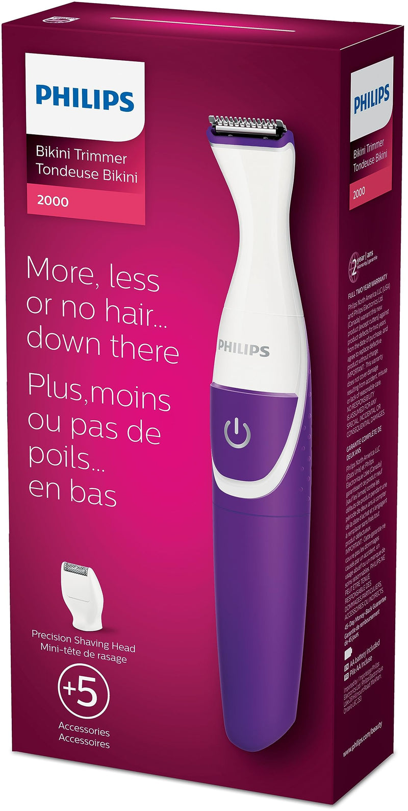Philips BikiniGenie Bikini Trimmer BRT383/50