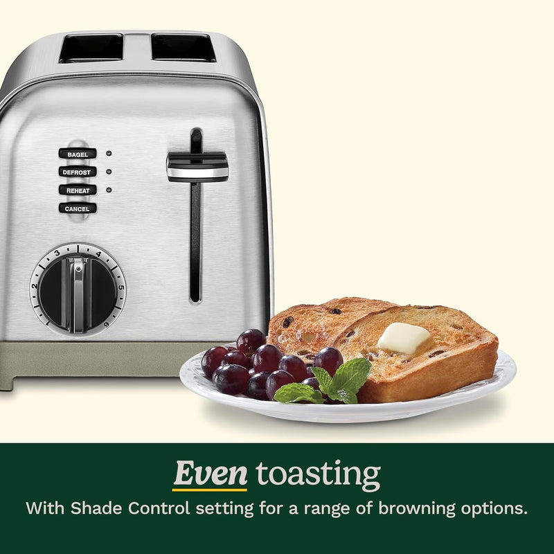 Cuisinart - Metal Classic 2-slice Toaster | CPT-160C