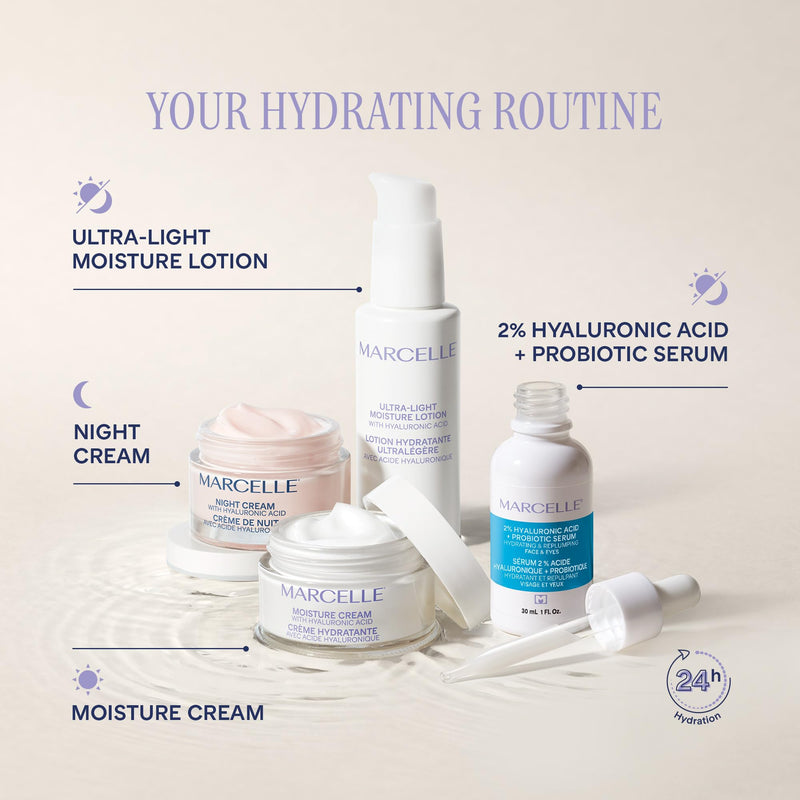 Marcelle Moisture Cream with Hyaluronic Acid, 50 mL