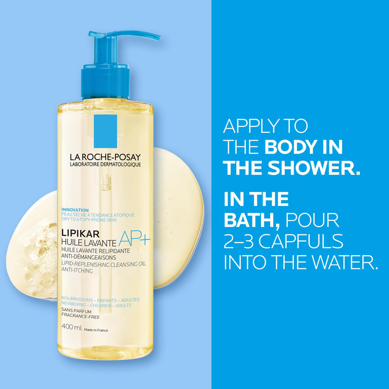 La Roche-Posay - Lipikar Oil AP+ - Cleansing Oil - 400 mL