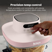 Ninja – Crispi Pro AS101CRS Glass Air Fryer – Rose Quartz – product image 3