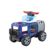 Magformers Amazing Police Rescue 26-Piece Set – police vehicle model