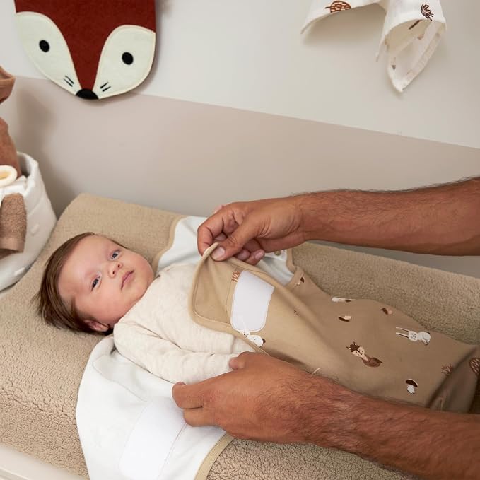 Meyco Baby - SwaddleMeyco swaddle - Forest Animals Sand | 4 to 6 months