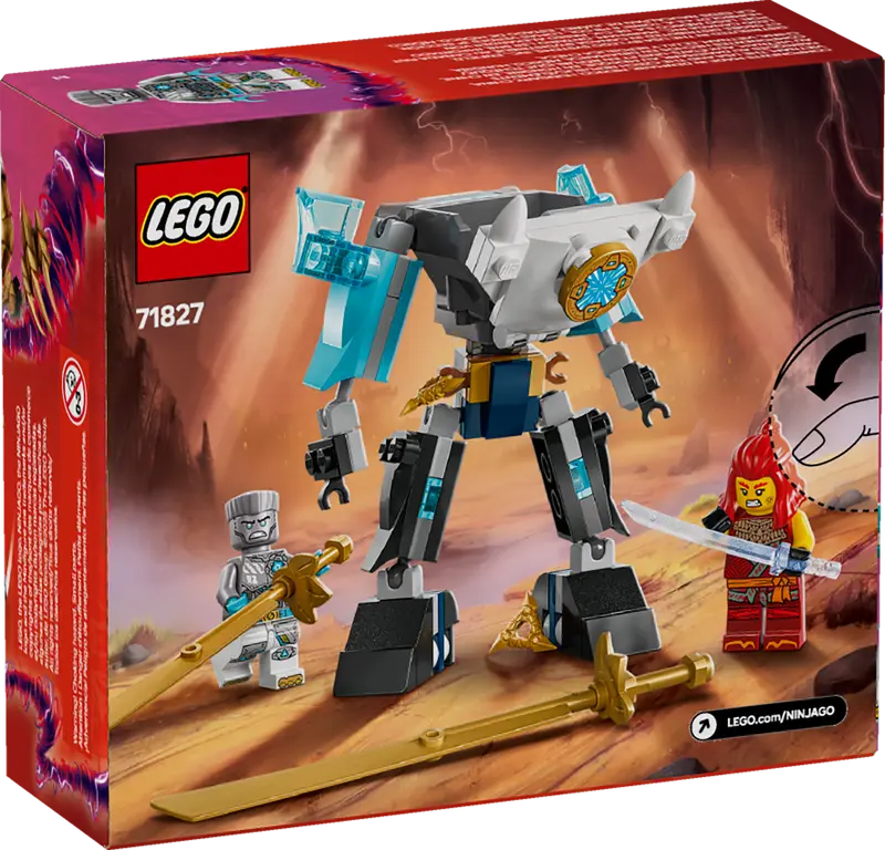 LEGO - 71827 - NINJAGO - Zane's Battle Suit Mech - 92pcs