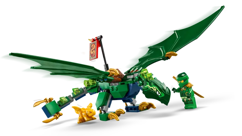 LEGO - 71829 - NINJAGO - Lloyd's Green Forest Dragon - 128pcs