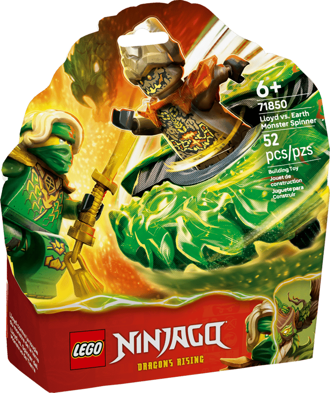 LEGO - 71850 - NINJAGO - Lloyd vs. Earth Monster Spinner - 52pcs - S26