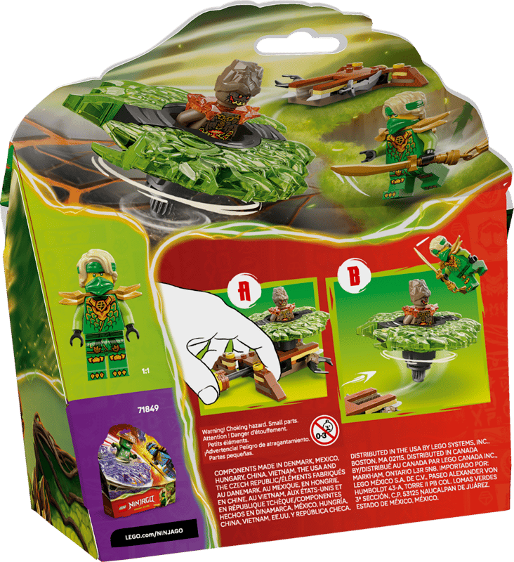 LEGO - 71850 - NINJAGO - Lloyd vs. Earth Monster Spinner - 52pcs - S26