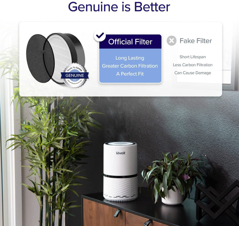 Levoit LV-H132-RF Replacement Air Purifier Filter, 1 Pack