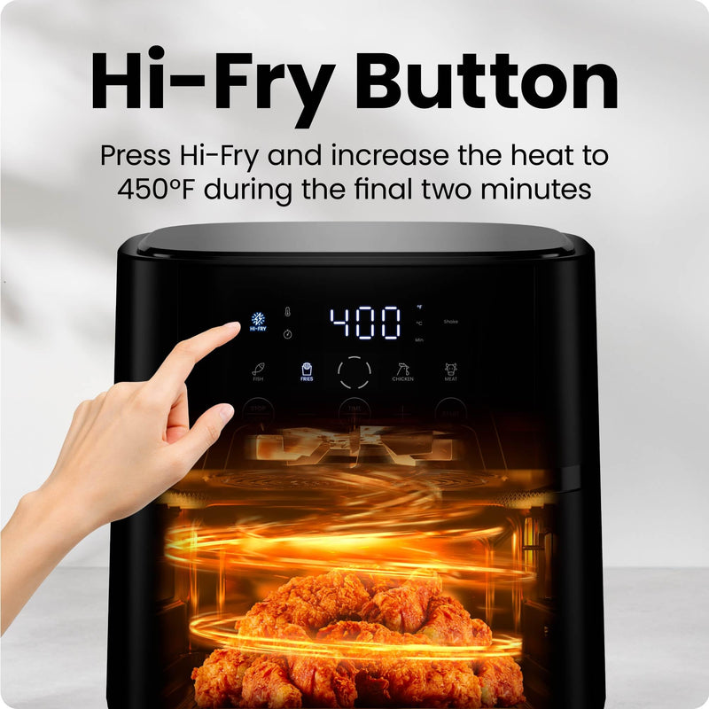 Chefman RJ38-4TW-BLACK 4 qt Air Fryer