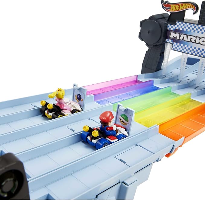 Hot Wheels - Mario Kart Rainbow Road Track Set