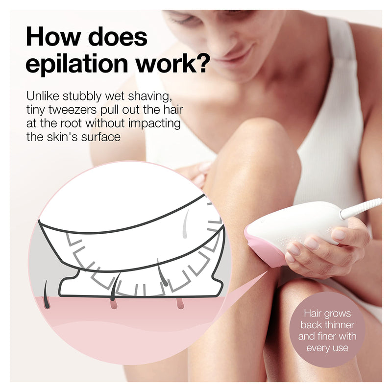Braun Silk·épil 3 SE3270 Epilator, Pink