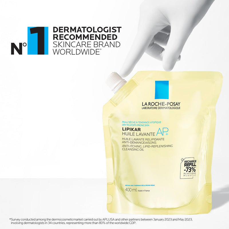 La Roche-Posay - Lipikar Oil AP+ - Cleansing Oil Refill - 400 mL