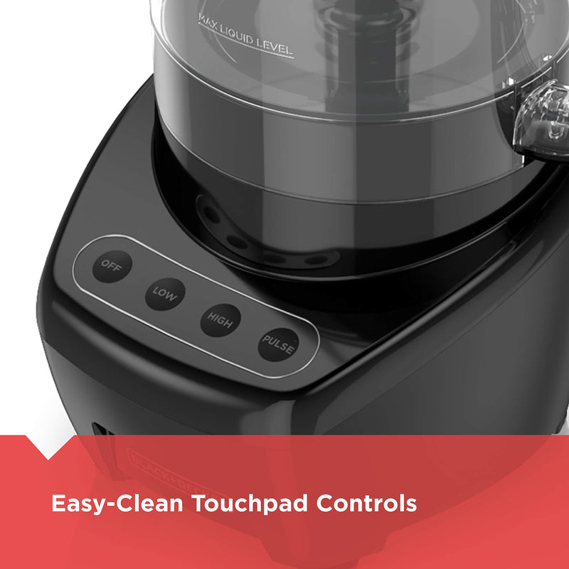 BLACK+DECKER - FP4200BC - 3-in-1 Easy Assembly 8-Cup Food Processor