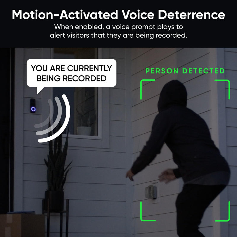 Wyze Duo Cam Doorbell WVDB-DUO-BL, Black