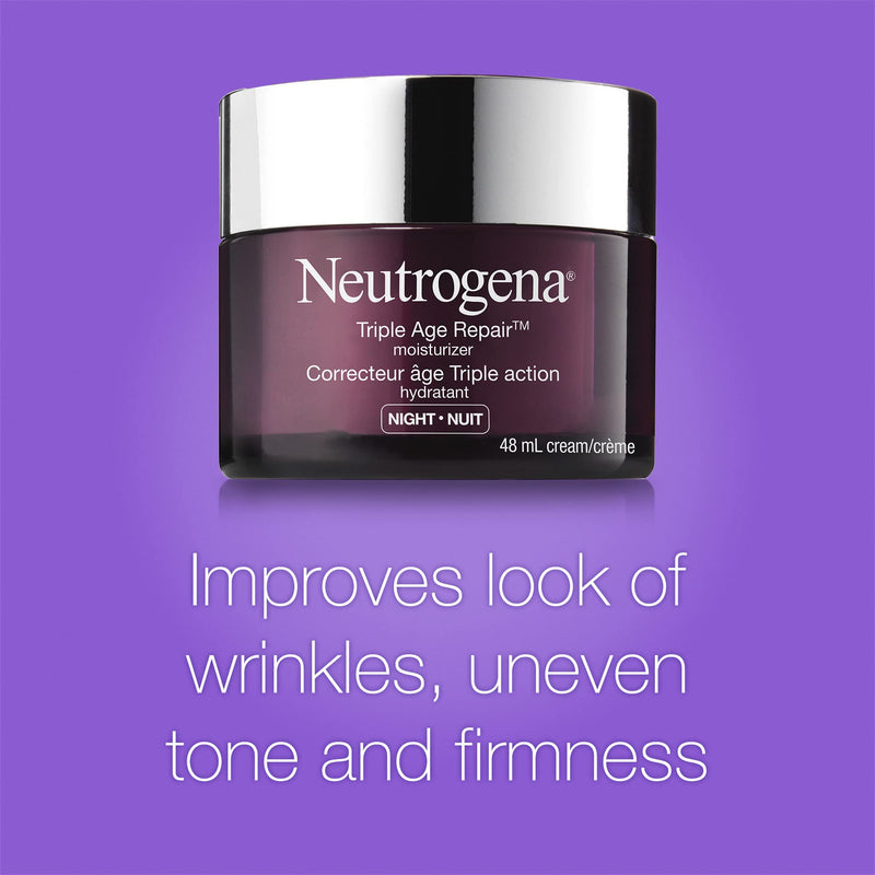 Neutrogena Triple Age Repair Night Cream, 48 mL