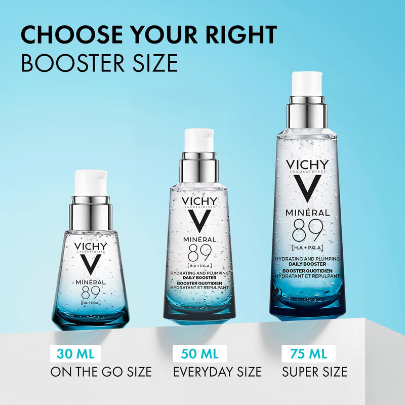 Vichy Minéral 89 Hyaluronic Acid Face Serum, 30 mL
