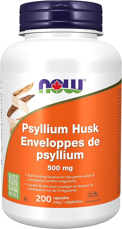Now - Psyllium Husk 500MG 200CAP