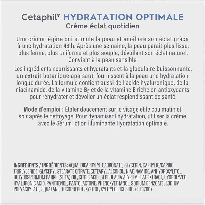 Cetaphil - Optimal Hydration Daily Glow Cream - 48 g