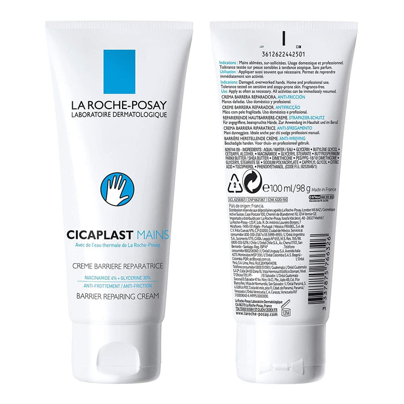La Roche-Posay - Cicaplast Mains - Hand Cream - 100 mL