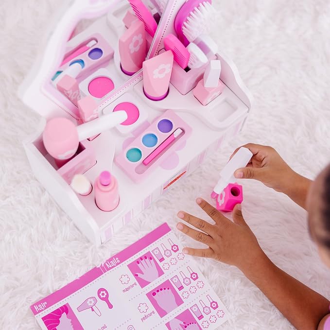 Melissa & Doug - Wooden Beauty Salon Play Set