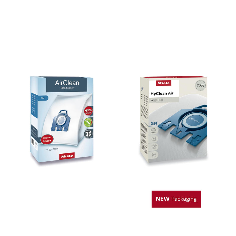 Miele AirClean 3D Efficiency GN Dust Bags, 4 Pack