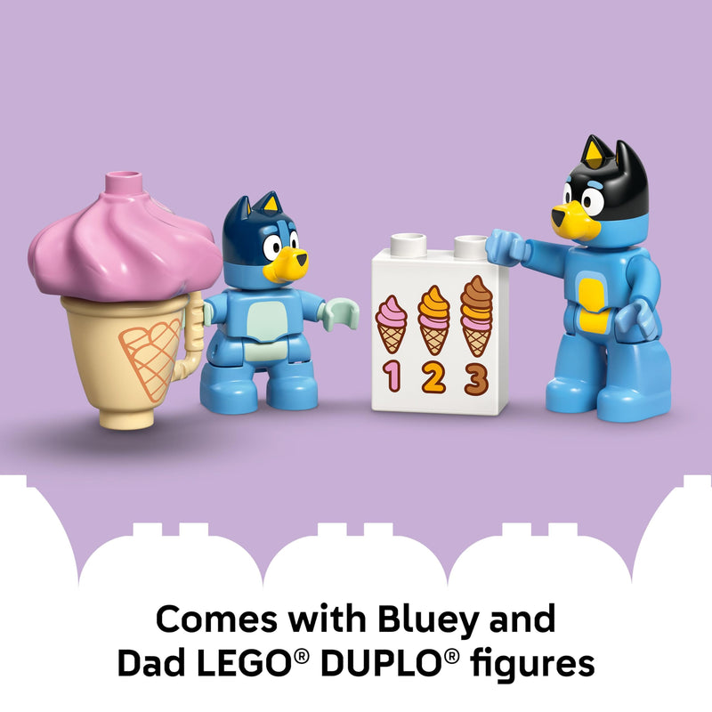 LEGO DUPLO Bluey Ice Cream Trip with Bluey 10458