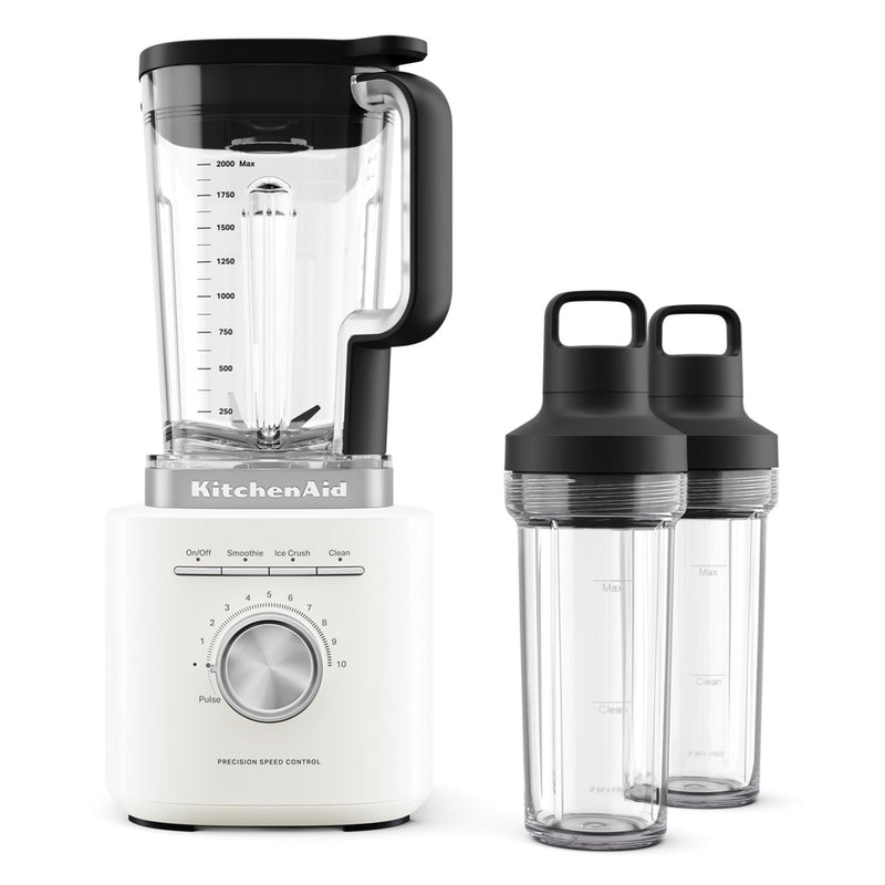 KitchenAid Pure Power KSB2078PL Blender with 2 Personal Jars Porcelain