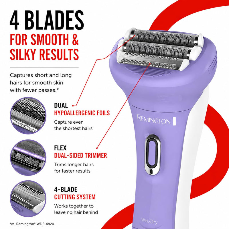 Remington Smooth & Silky Women's Shaver WDF5030A