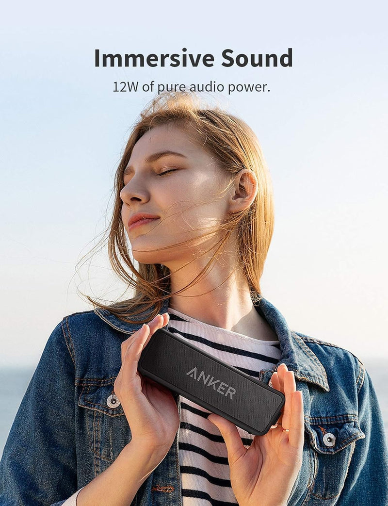 Soundcore 2 Portable Bluetooth Speaker A3105, Black