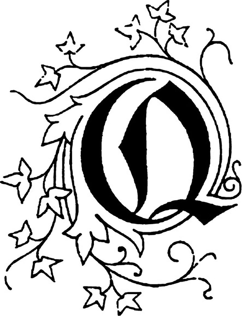 Jacques Herbin - illuminated brass seal - 5 mm - Ancient style - A to Z