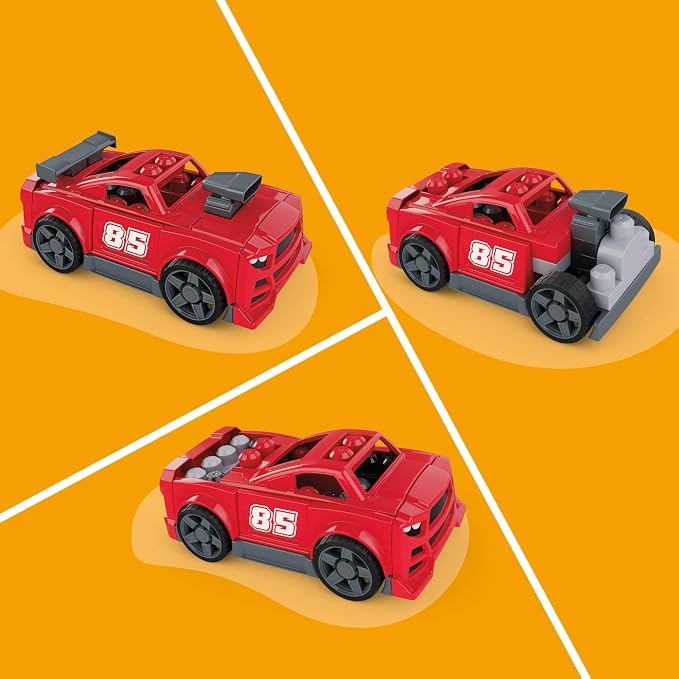 MEGA - MEGA BLOKS - BUILD & GO RACE CAR
