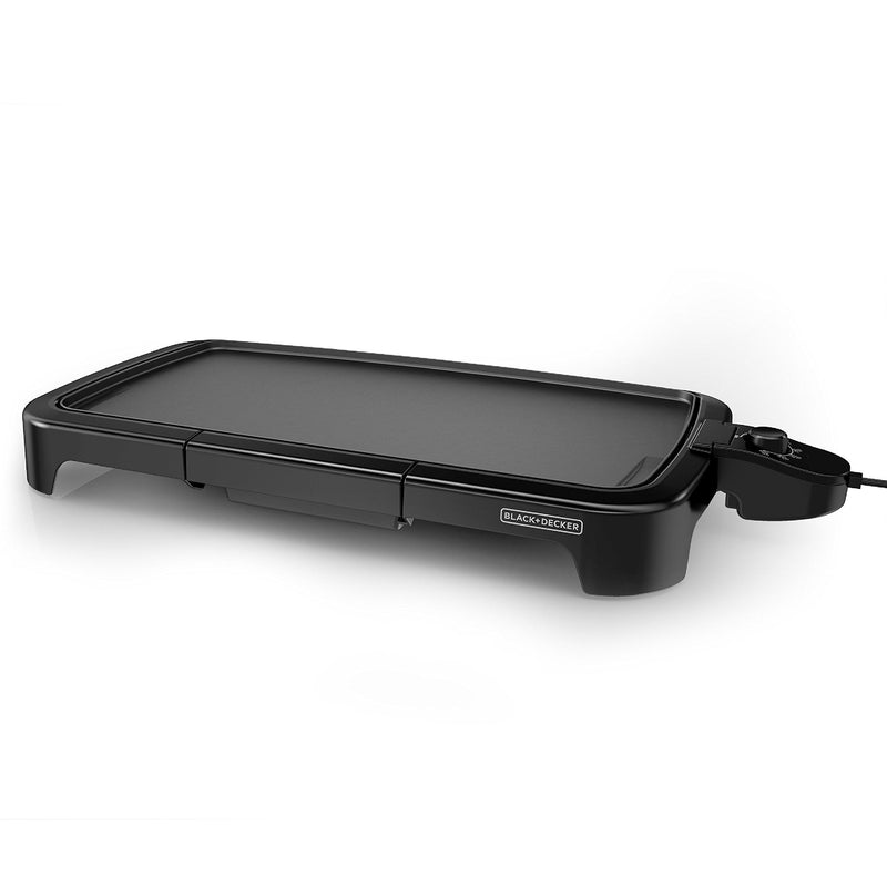 BLACK+DECKER - GD2011B - Family-Sized Electric Griddle | 10 × 20 in / 25.4 × 50.8 cm