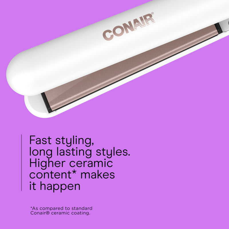 Conair Double Ceramic CS221NC 1 in Straightener
