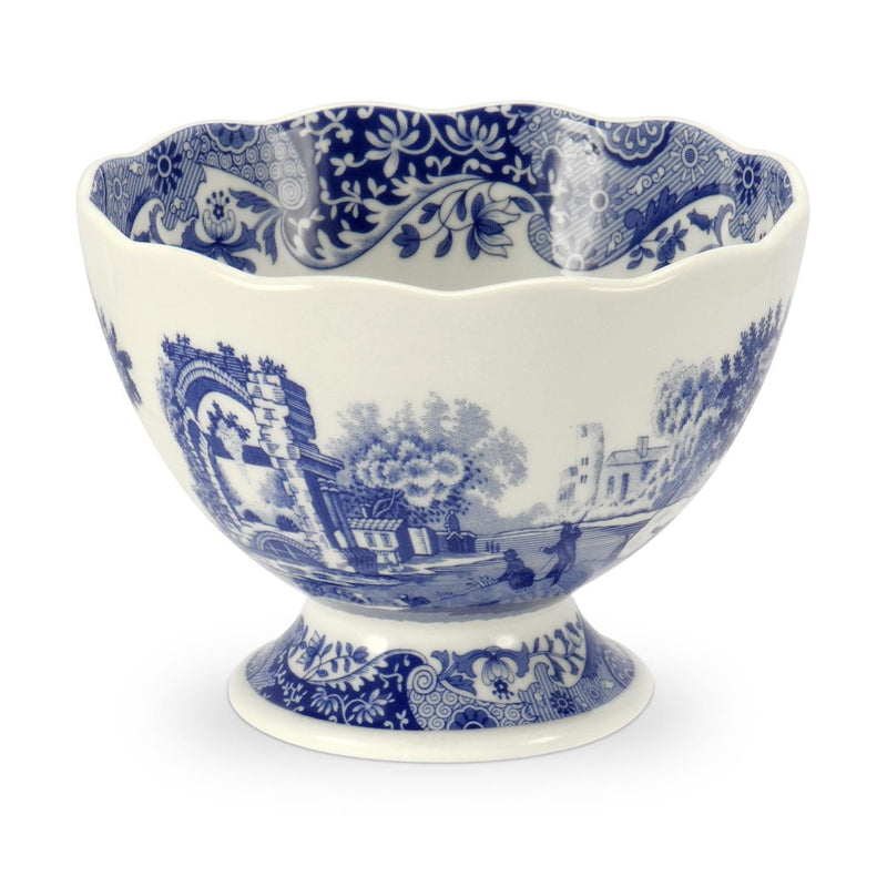 Spode - Blue Italian - Footed Bowl | 4.75 in / 12.1 cm