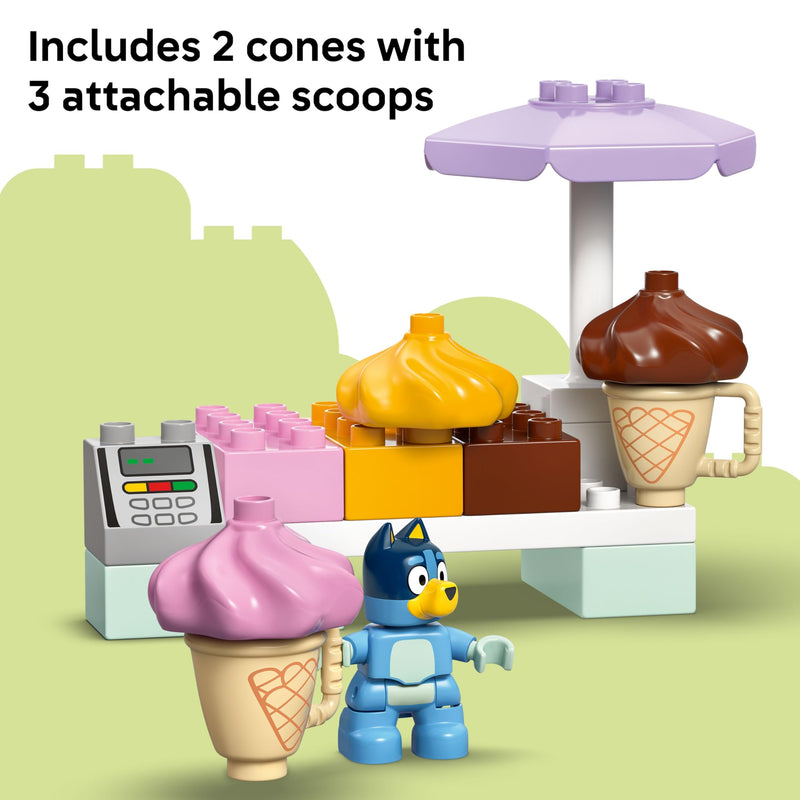 LEGO DUPLO Bluey Ice Cream Trip with Bluey 10458