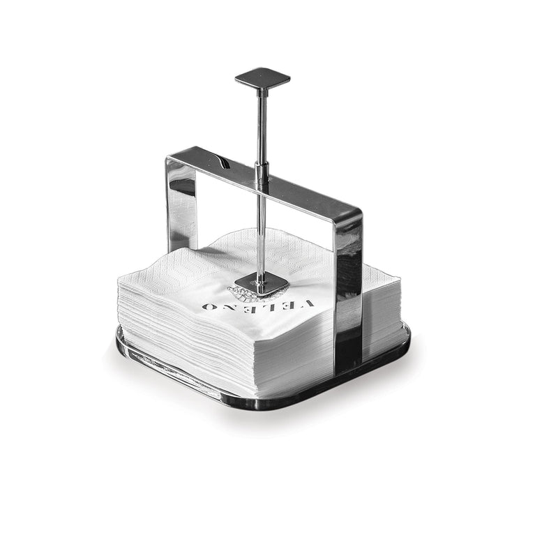 Mepra – Stile by Pininfarina Napkin Holder – 5.9"W x 5.9"D – Mirror